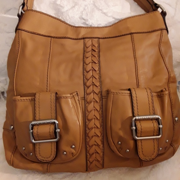 Tignanello Handbags - Tignanello Double Pouch Pocket Bucket Bag